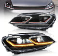 12-17 Volkswagen Golf MK7 Vland Full LED Projector Headlights [E-mark]