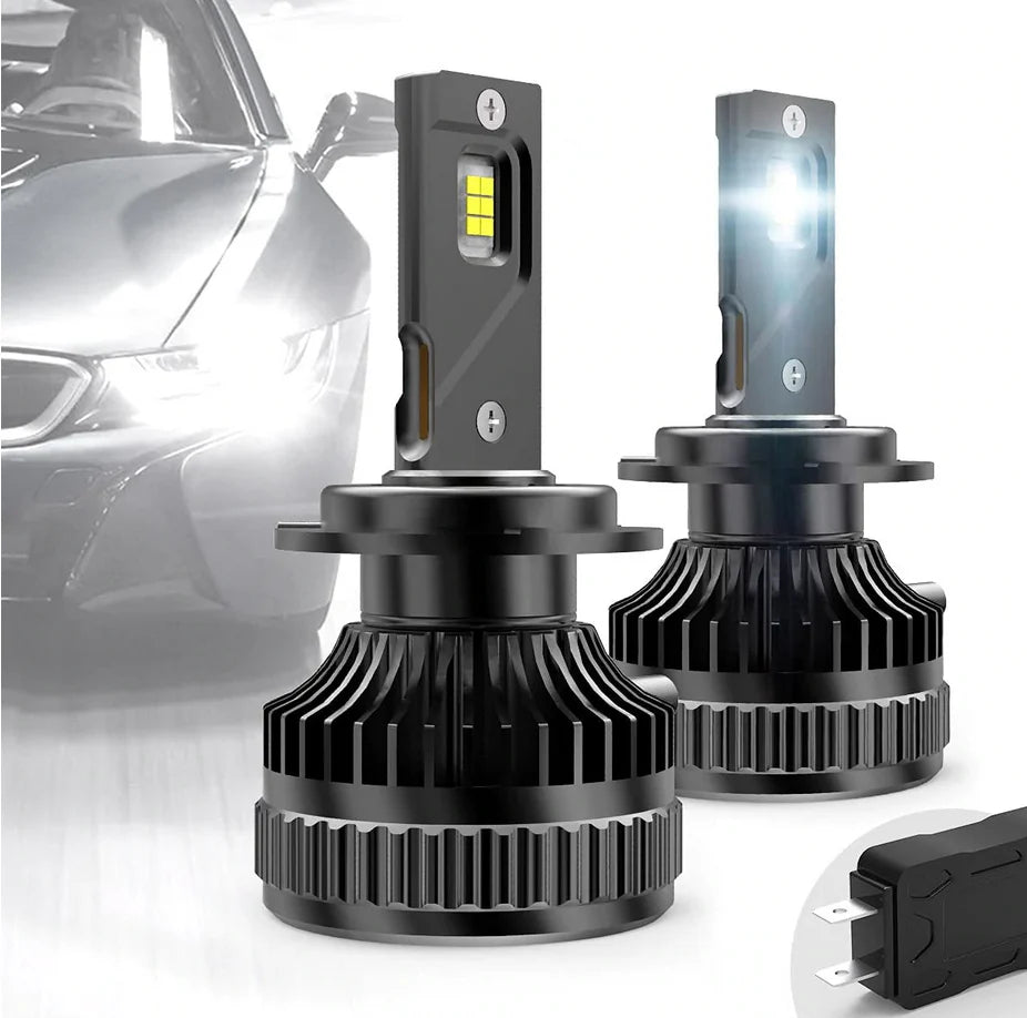 Vland 2PCs D2S LED Headlight Bulbs 6000K Super Bright