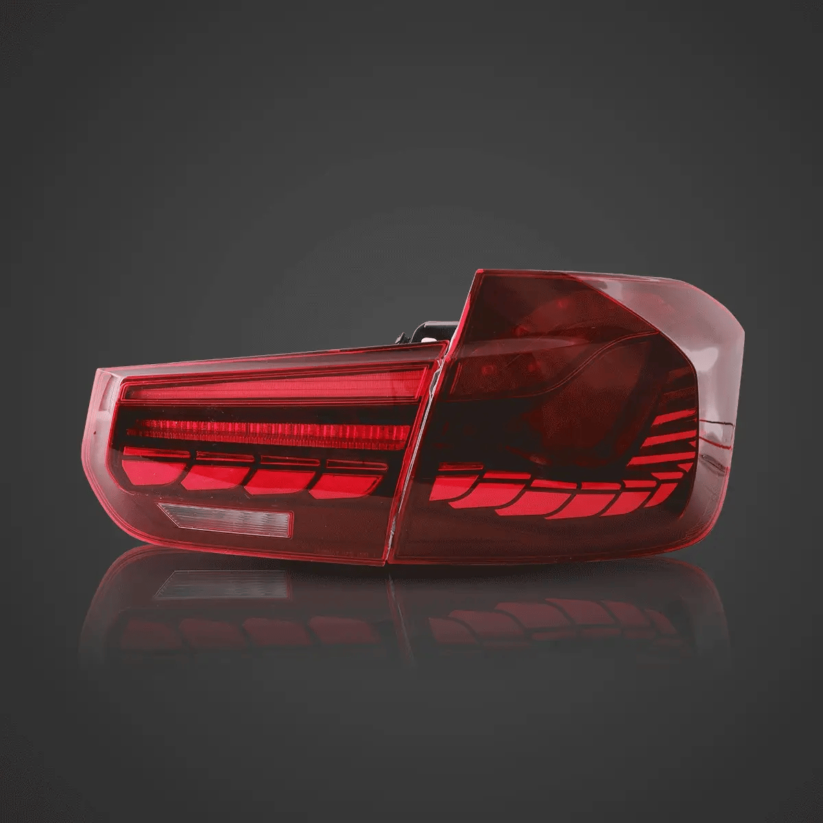 12-19 BMW 3 Series 6th Gen (F30 F80) Vland OLED Tail Lights With Dynamic Welcome Lighting (GTS Style) [E-mark]