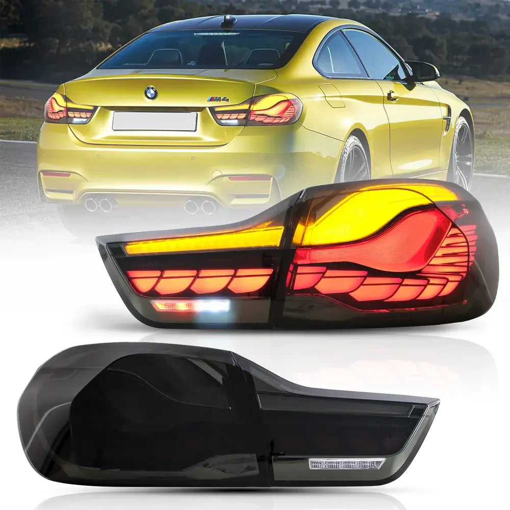14-20 BMW 4 Series F32 F33 F36 / M4 F82 F83 Vland LED Tail Lights With GTS Style [E-mark]
