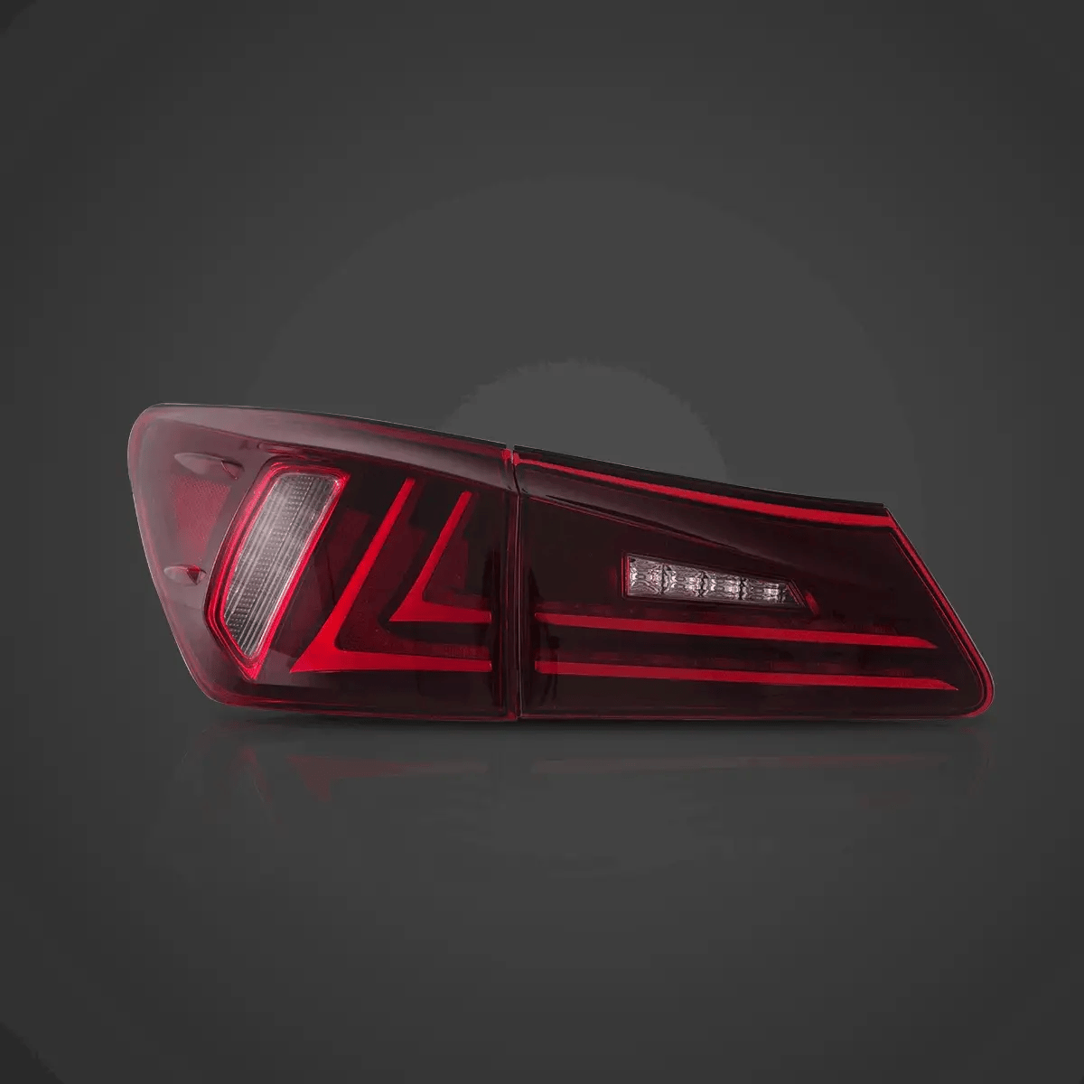 Vland Carlamp LED Tail Lights For Lexus 2006-2012 IS250 IS350 ISF