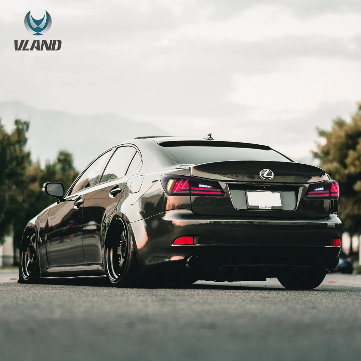 Vland Carlamp LED Tail Lights For Lexus 2006-2012 IS250 IS350 ISF